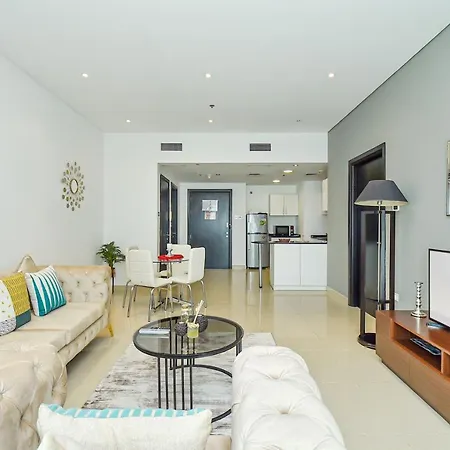 Ferienwohnung Luxury Escapes - Brand New 1Br In Dubai Marina - Yacht Bay Exterior foto
