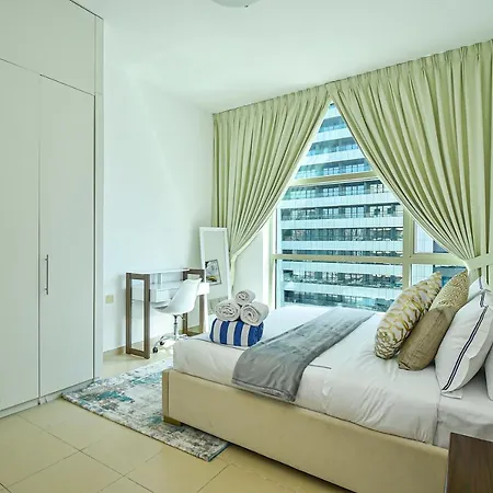Ferienwohnung Luxury Escapes - Brand New 1Br In Dubai Marina - Yacht Bay Exterior foto